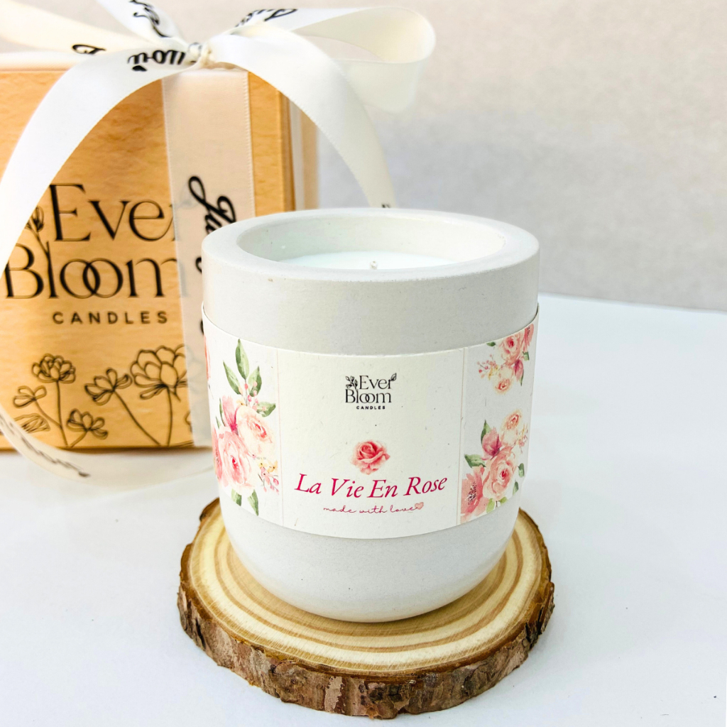 Ever Bloom ローズシリーズ アロマキャンドル 高級ギフト 150g Ever Bloom