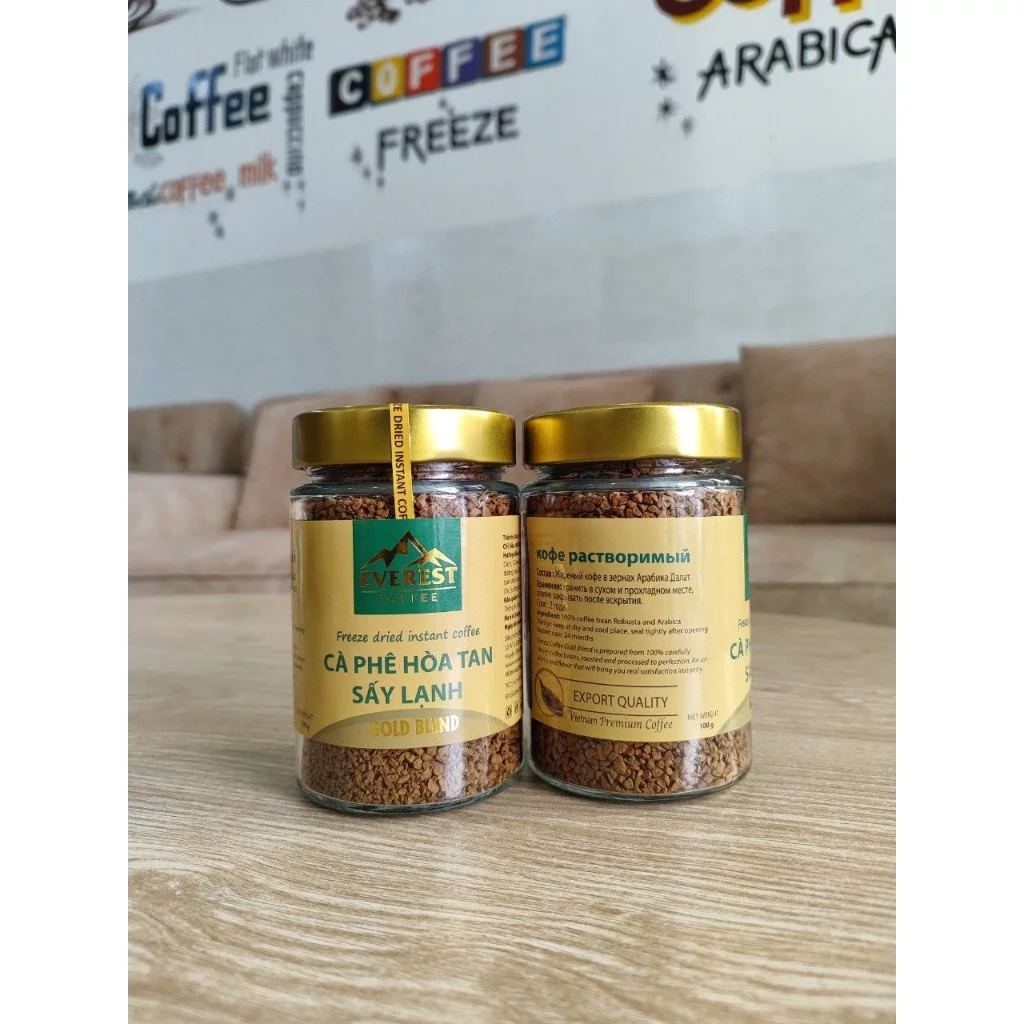 エベレストコーヒー FD10 | フリーズドライ製法 純粋 無糖 インスタントコーヒー | 爽やか微酸味 | ダイエットサポート