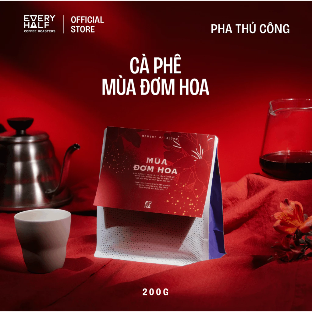 Every Half 満開の季節ライトローストコーヒー豆 - 200g