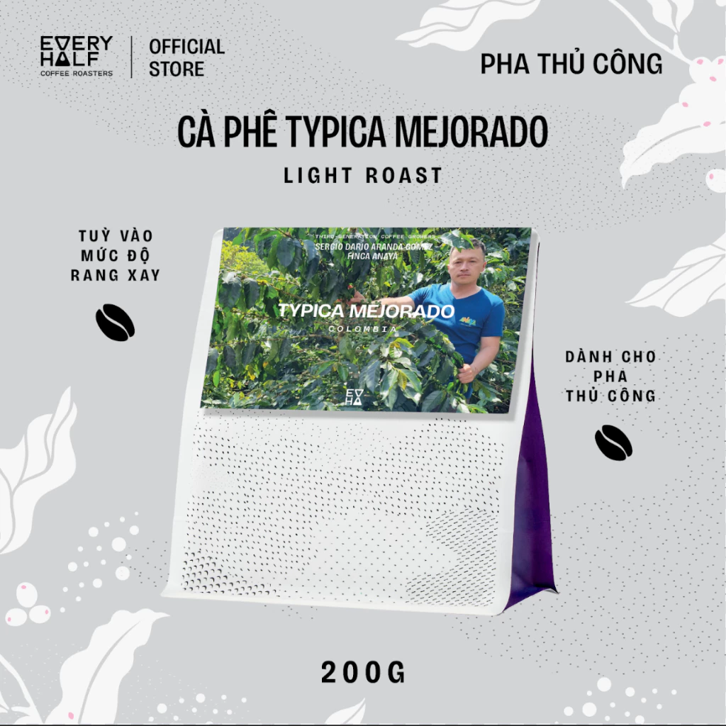 Every Half コロンビア ティピカ メホラード ライトロースト スペシャルティコーヒー豆 - ハンドドリップ用