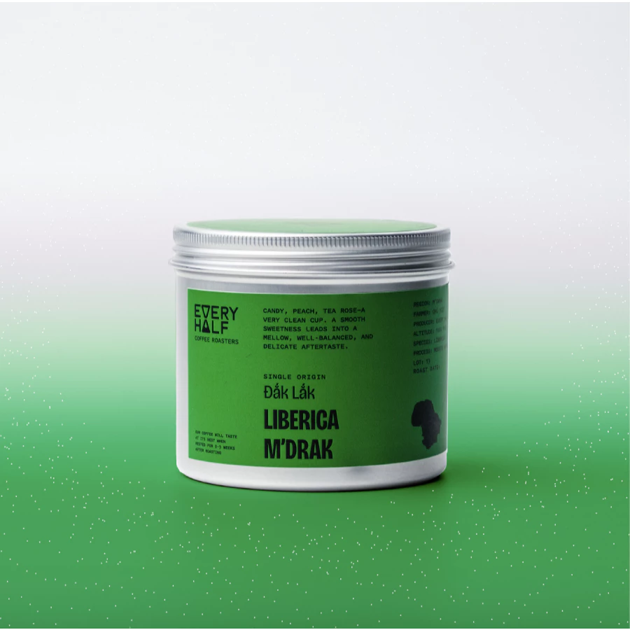 エブリーハーフ M'Drak リベリカ スペシャルティコーヒー豆 125g瓶 2025年新作物