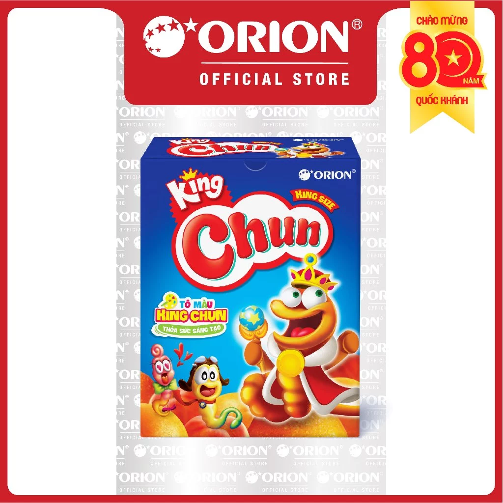 【独占】キングチュン 色塗りグミ 30袋セット (750g) | 大容量！遊び心満載のベトナム産お菓子