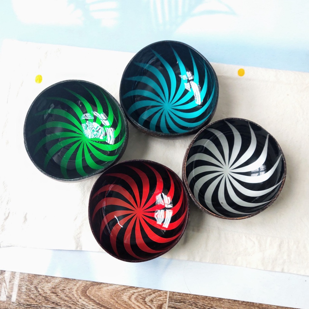 ベトナム雑貨 ココナッツボウル 漆塗り