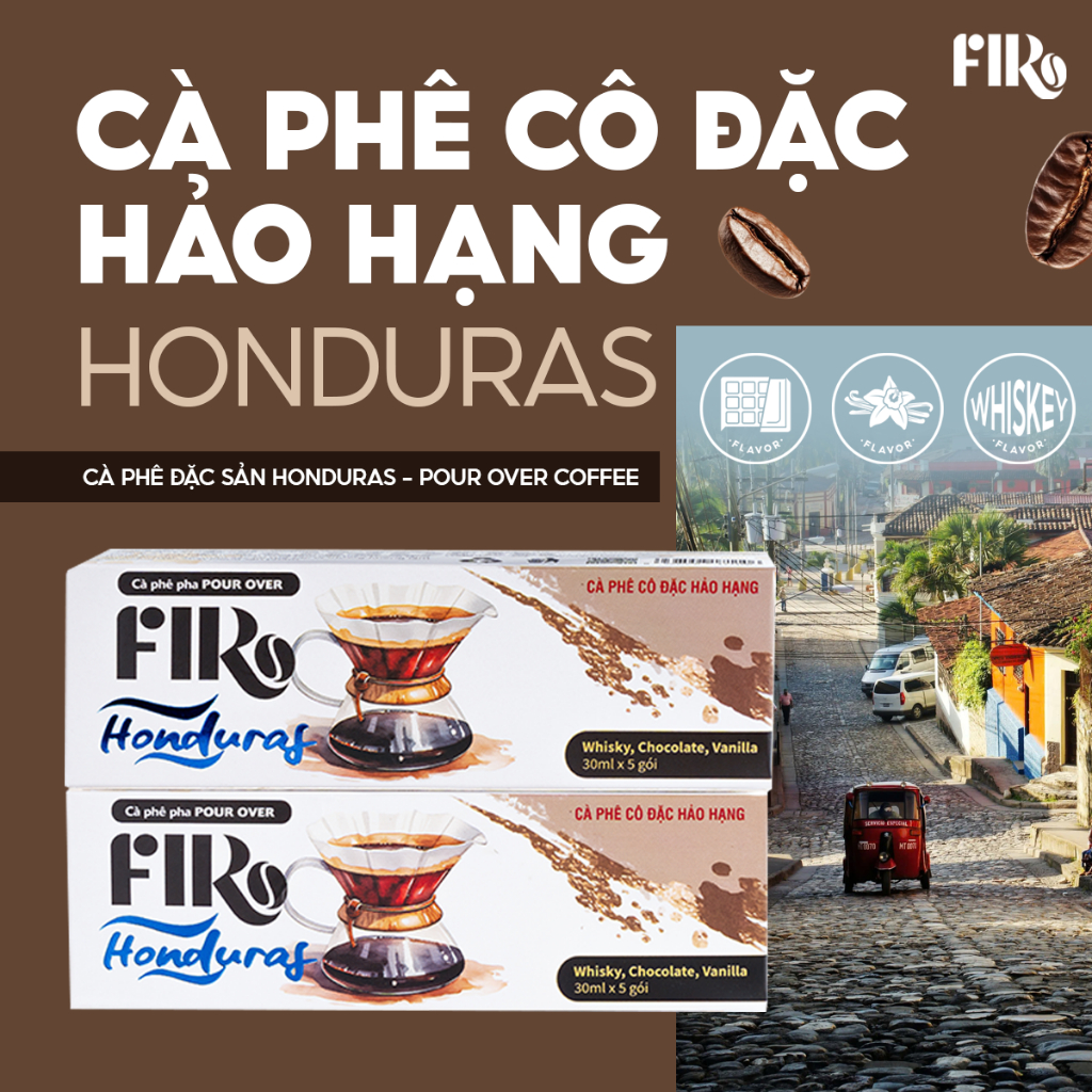 FIRO Honduras Arabica Coffee Concentrate Pour Over 5 Pouches x 30ml