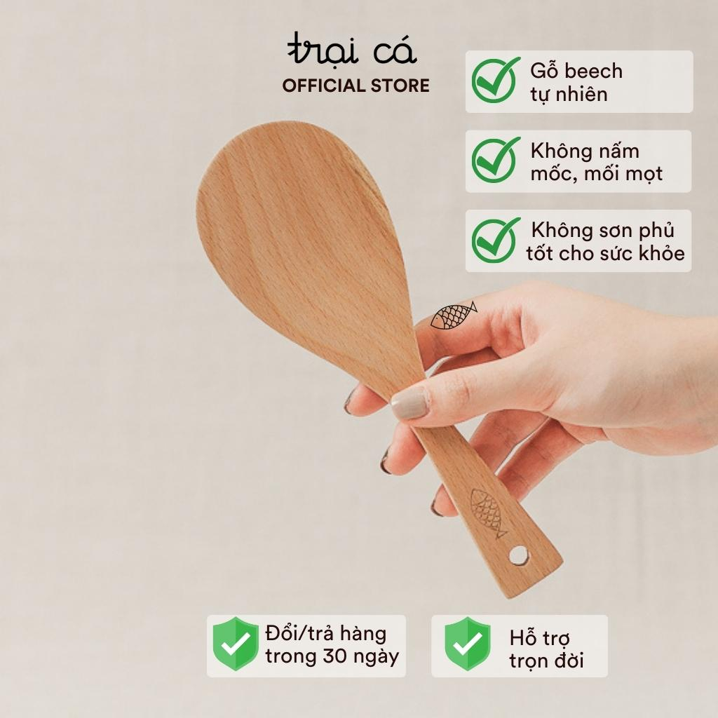 木製しゃもじ ハンドメイド 焦げ付き防止 衛生的 TRAI CA