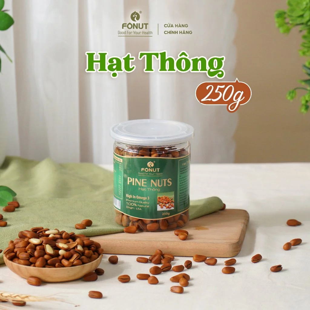 FONUT 殻付き松の実 250g 妊婦さんにもヘルシーな栄養ナッツ