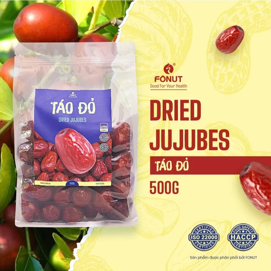 フォナット新疆産最高級ドライ紅棗（なつめ）250g