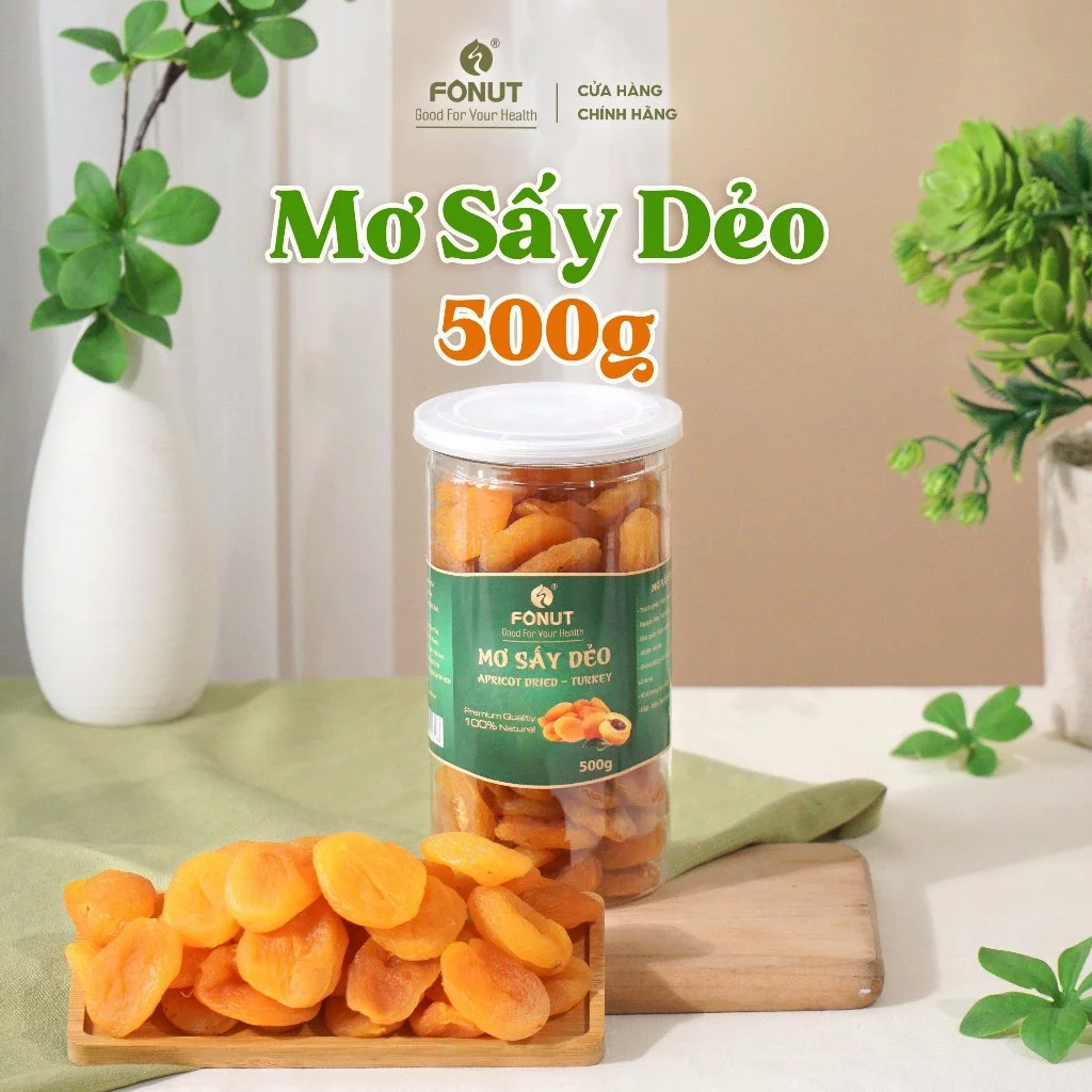 フォナット トルコ産ソフトドライアプリコット 500g - 絶品ドライフルーツ 妊婦・ダイエット中のおやつに最適