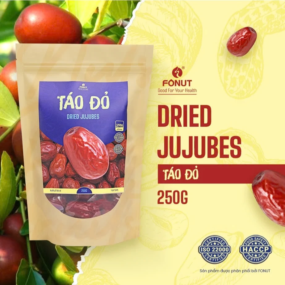 Fonut 新疆産最高級ドライなつめ 250g