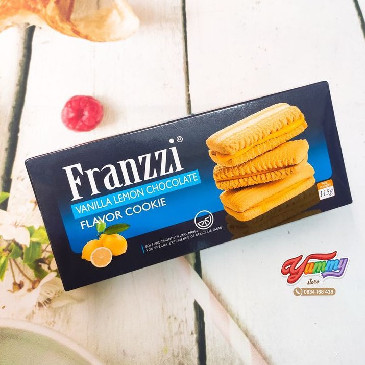 フランツィ クッキークリーム 115G デーツ新レモンバニラ味
