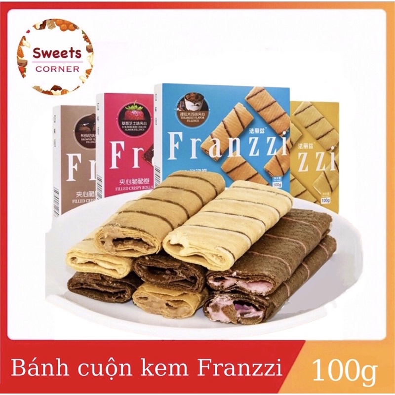 フランツィ アイスクリームロール 100g 抹茶ロール風味