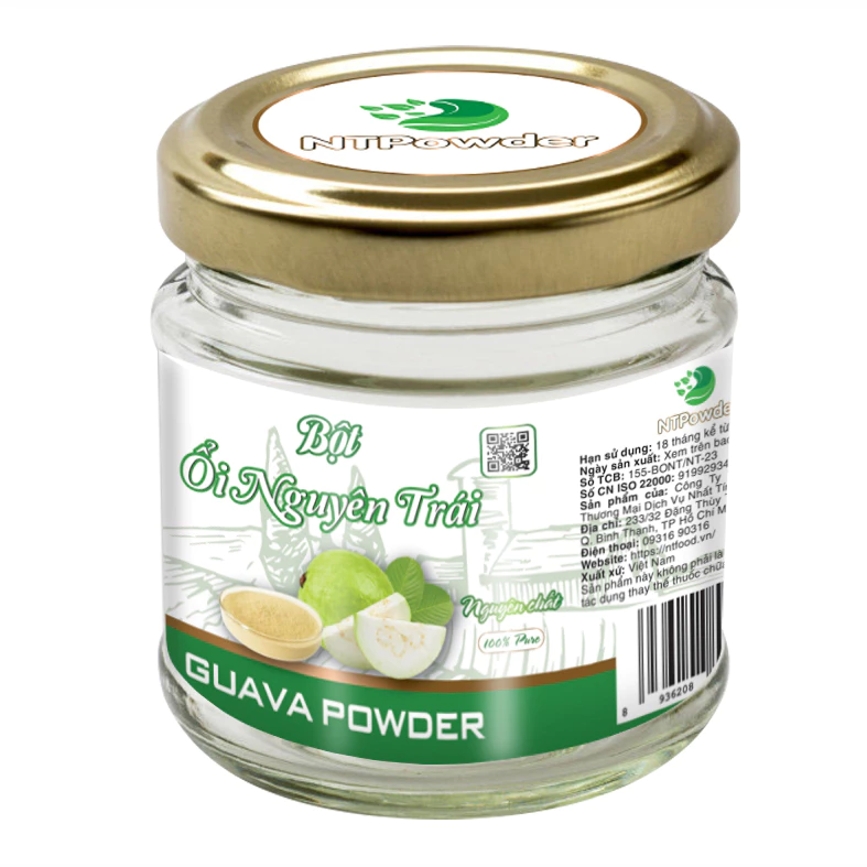冷凍乾燥グアバパウダー NTPowder 60g - Nhất Tín Food