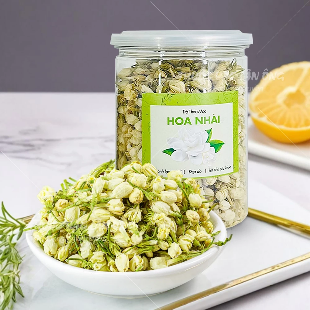 フリーズドライジャスミン茶 100g – 純粋なジャスミン花蕾、白い香り、お茶・フレーバーティー用