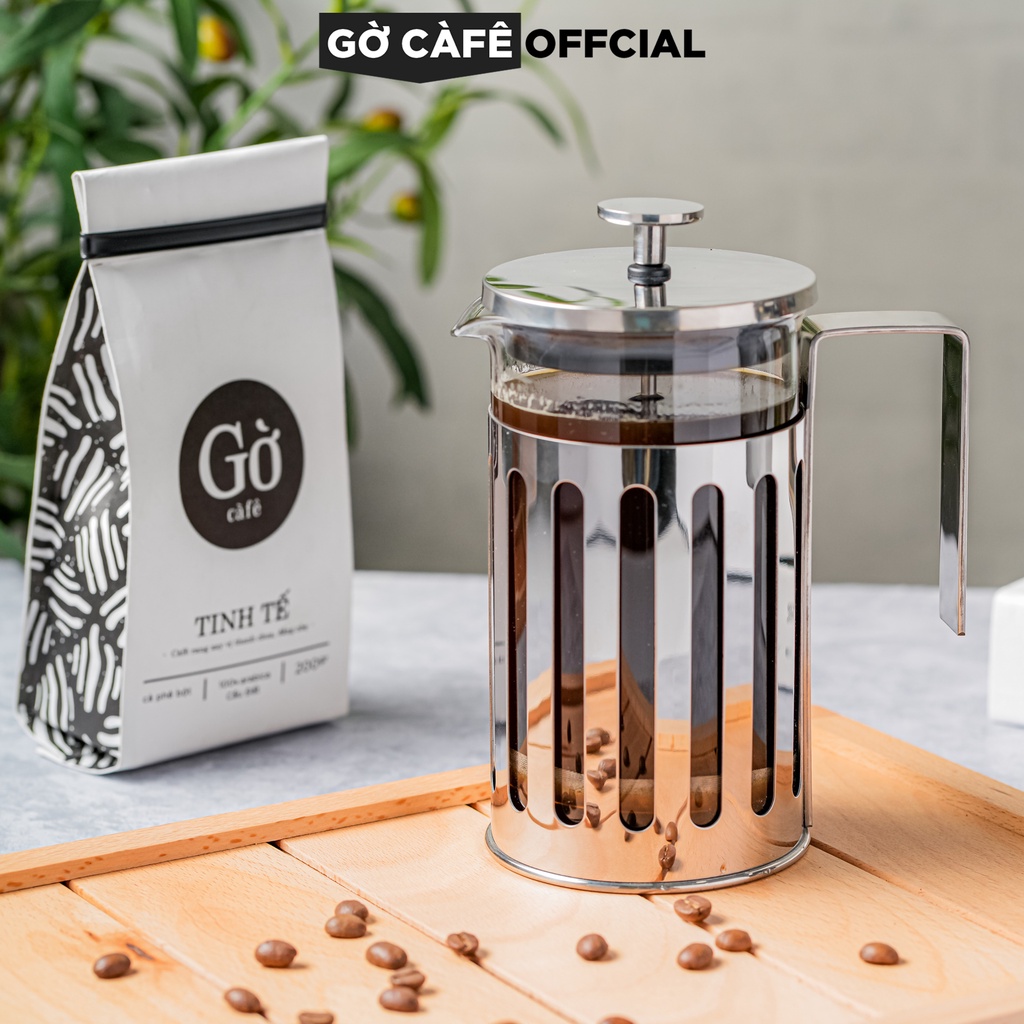 ステンレススチールフレンチコーヒーメーカー Go cafe 304