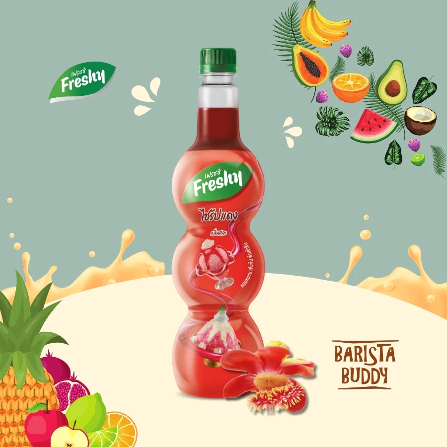 Freshy サラ（サラの木の実）フレーバーシロップ - ドリンク・カクテル用濃縮液