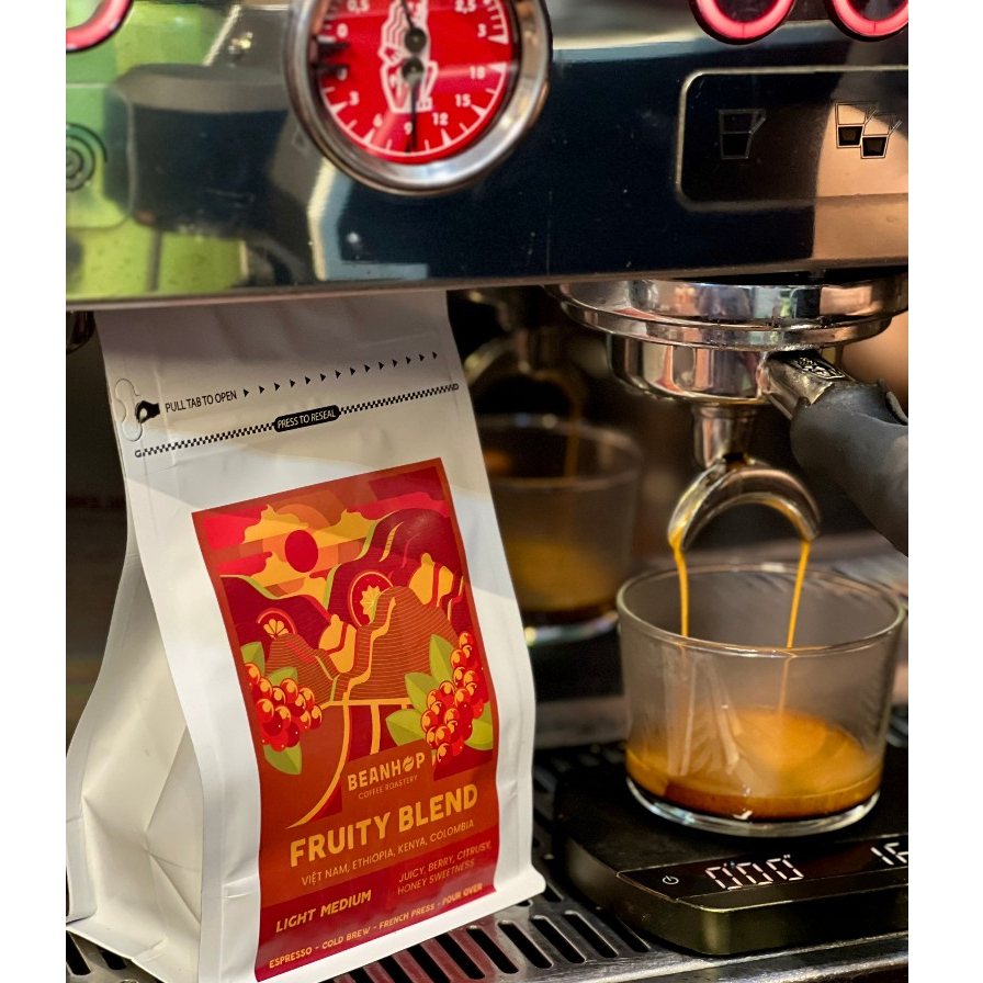 フルーティー ブレンド コーヒー 100% アラビカ ロースト ライト ミディアム ブリュー フィルター コールドブリューに注ぐ - 1Kg - コールドブリュー用グラインド