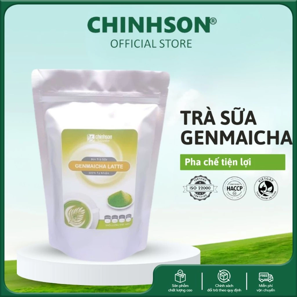 富士玄米茶ラテパウダー 1000g - インスタント (業務用・本格派ドリンク向け)