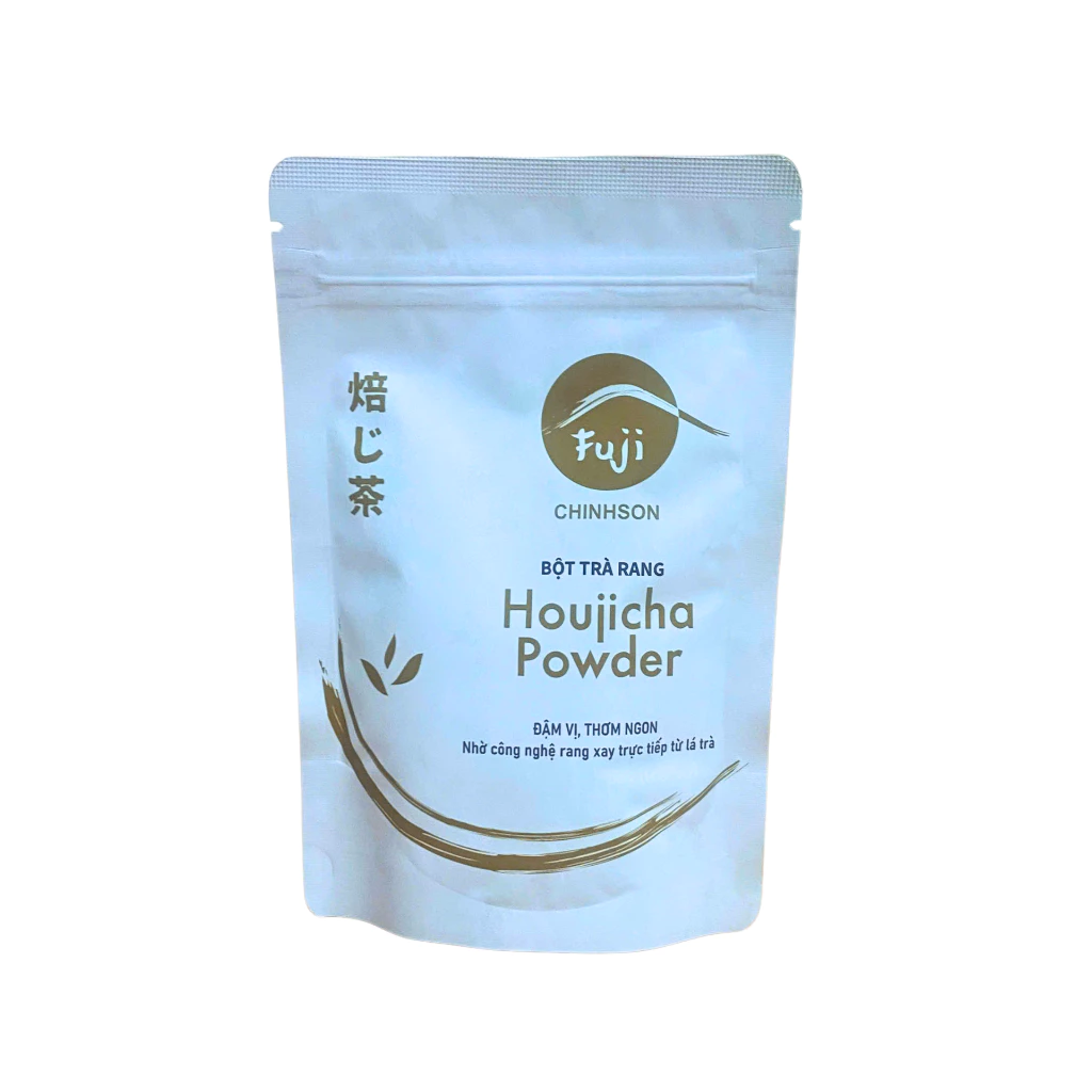 FUJI HOJICHA POWDER CHINHSON 100G - 日本の焙煎技術が生んだほうじ茶パウダー - ドリンク・お菓子作りに