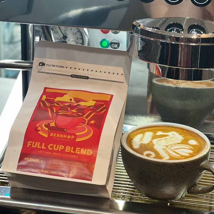 フルカップ ブレンド コーヒー 100% アラビカ ミディアム ロースト フィルター注ぐ Coldbrew - 1Kg - エスプレッソ用グラインド