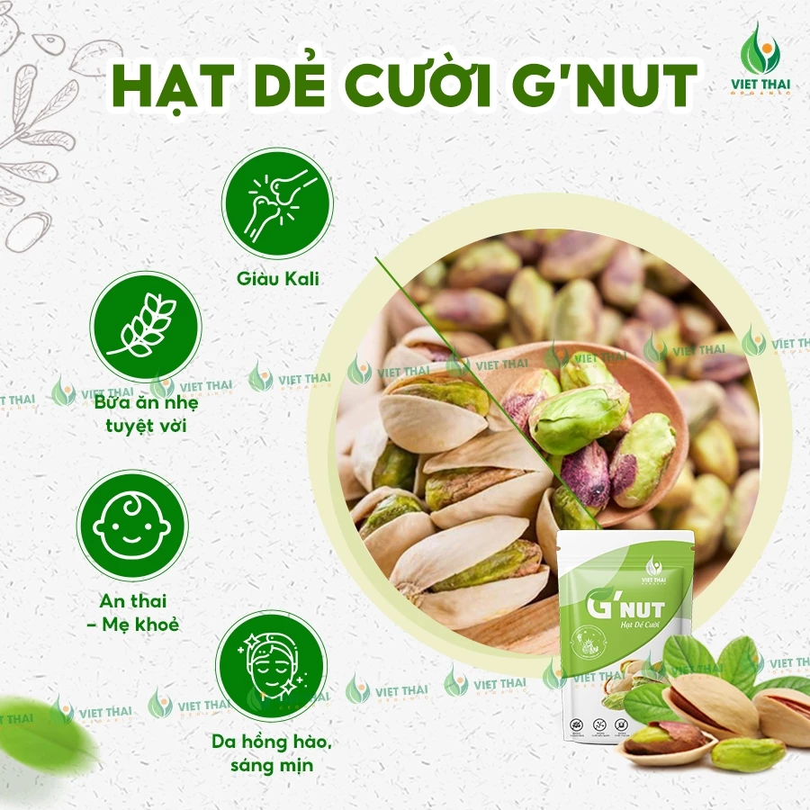 G’Nut 無漂白ピスタチオ アメリカ産 500G (ヘルシーおやつ・ナッツミルク・お菓子作りに)