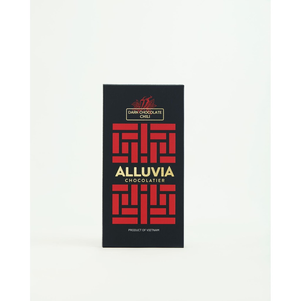チリ入りダークチョコレート 70%カカオ スパイシー 保存料不使用 100g Alluvia Chocolate