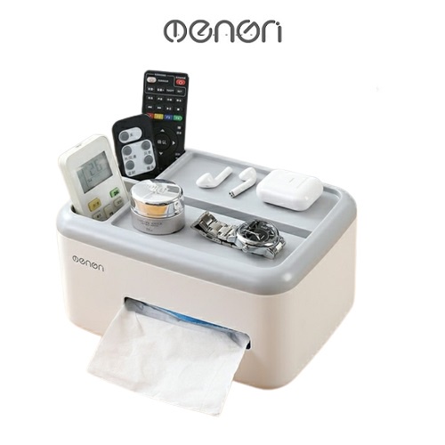 ティッシュボックス ABS プラスチック製 2つの紙コンパートメント HG318 OENON