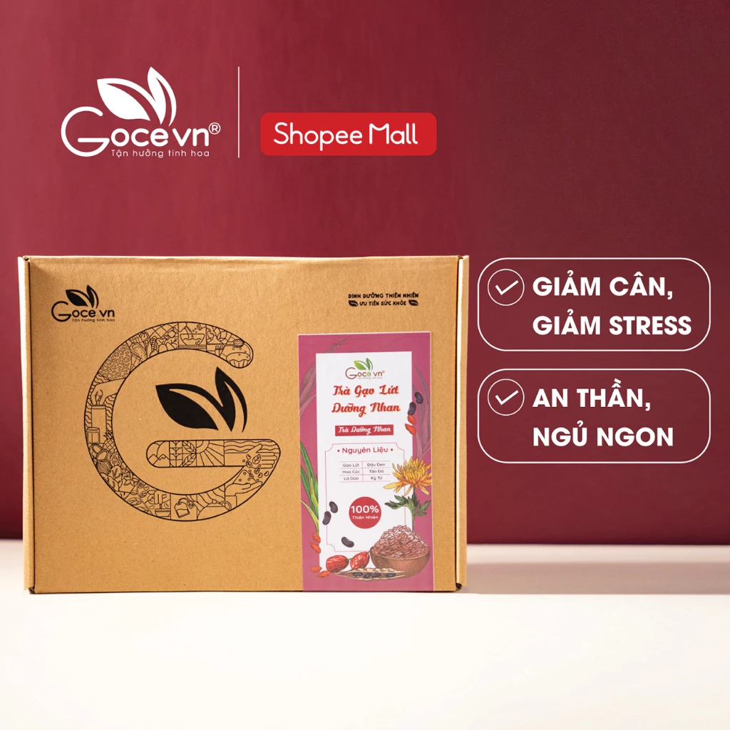 Goce 養顔ブレンド玄米茶 – 220gボックス