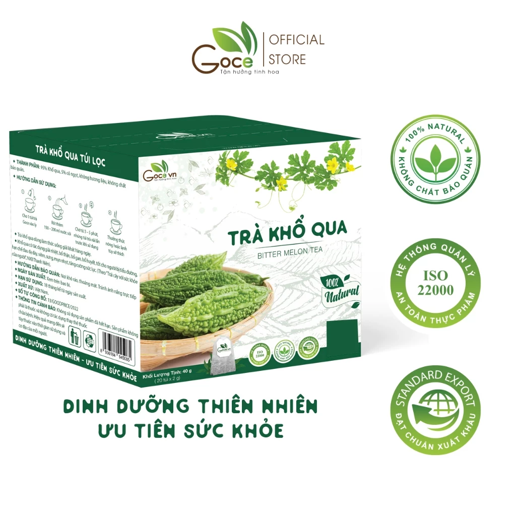 Goce ゴーヤ茶（苦瓜茶）ティーバッグ | 血糖値ケア・健康サポート