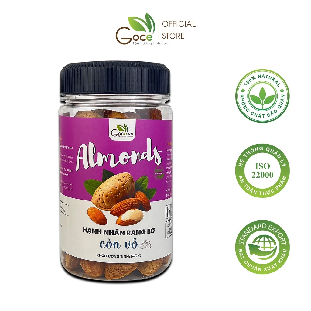 Goce 殻付きバターローストアーモンド - 140g