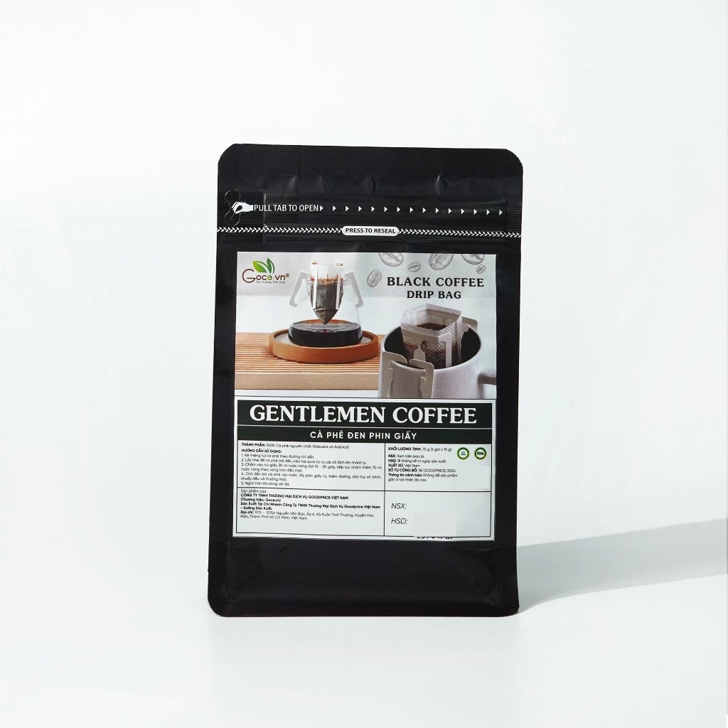 ゴーチェ ドリップバッグ ブラックコーヒー 75g