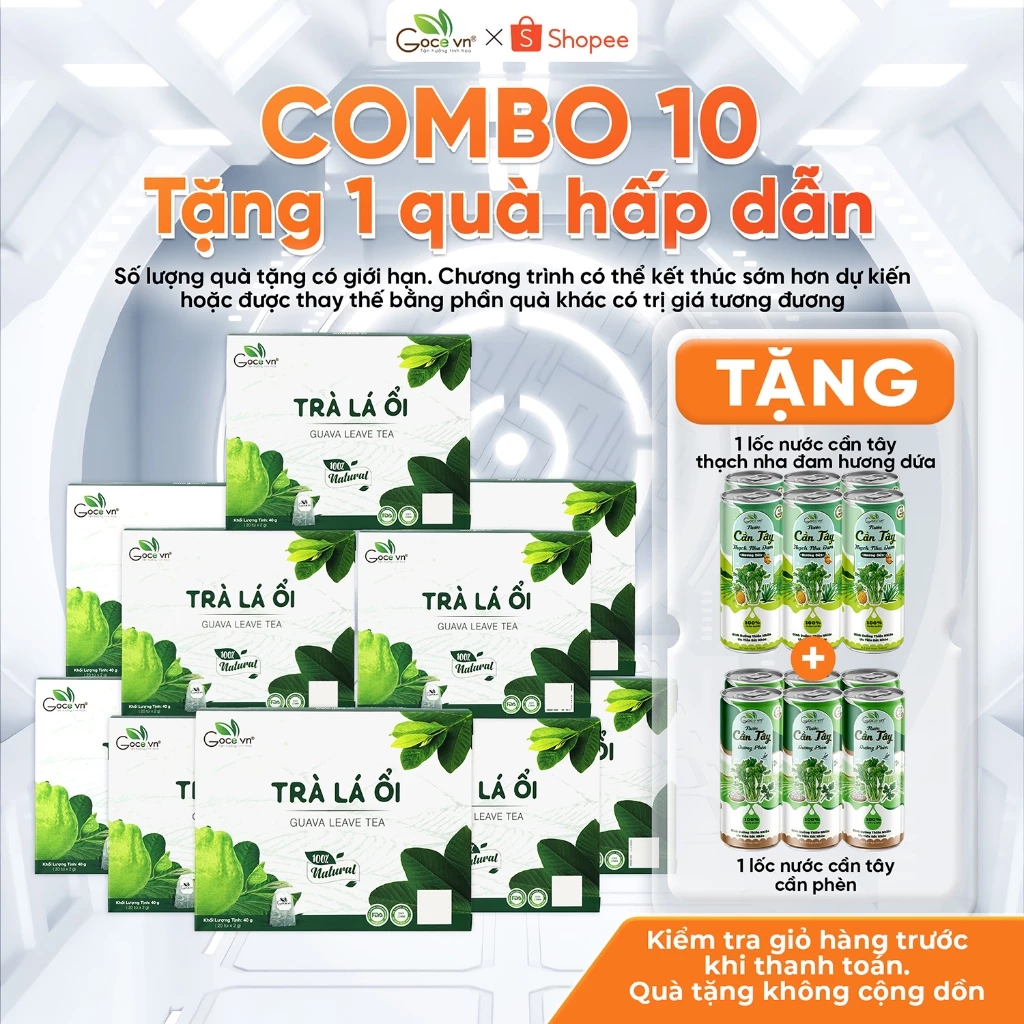 GOCE グアバ葉ティーバッグ 10箱セット (10x40g) - 美容と健康の自然派ブレンド
