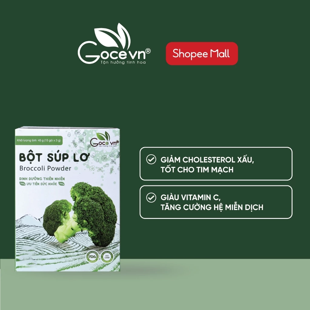 Goce 純粋ブロッコリーパウダー - 45g (3g x 15包)
