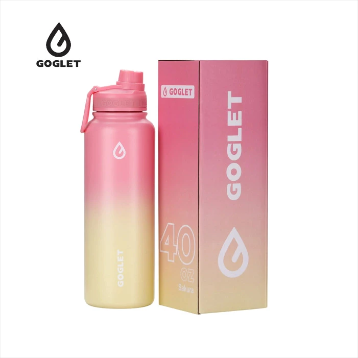 GOGLET 桜色スポーツ保冷ボトル 950ml - 長時間保冷、人気のお手頃価格、ホットトレンド