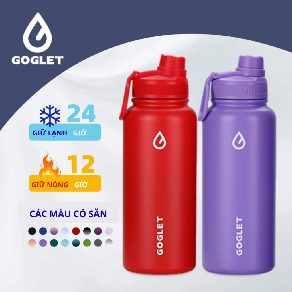 GOGLET 桜色スポーツ保冷ボトル 950ml - 長時間保冷、人気のお手頃価格、ホットトレンド