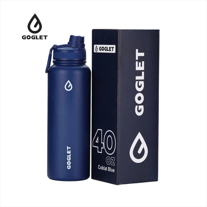 GOGLET スポーツ用魔法瓶 – 950ml大容量、長時間保冷、トレンドのコバルトブルー