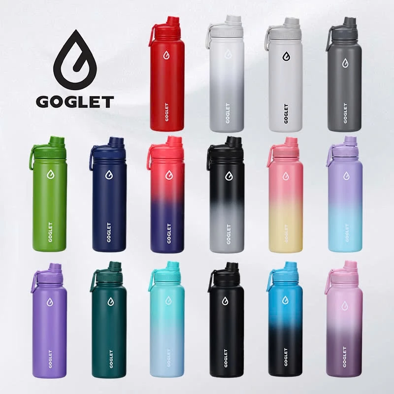 GOGLET スポーツ保冷ボトル 深藍ブラック 650ml – 長時間保冷