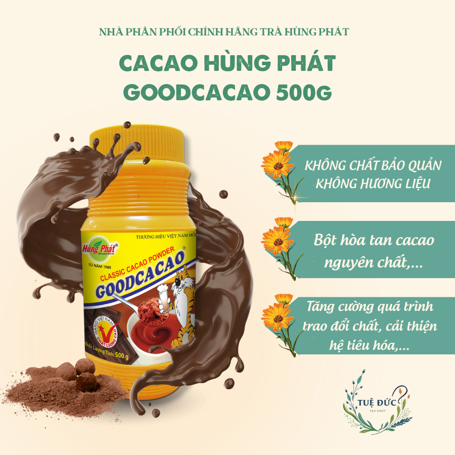 グッドカカオ パウダー 500g Hung Phat