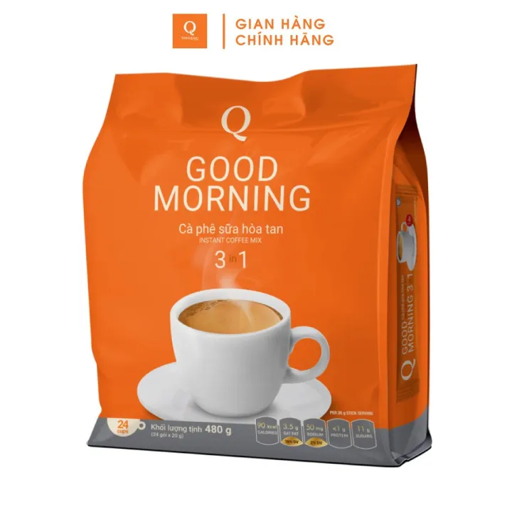売り切れ必至！ インスタントミルクコーヒー 3in1 24袋 Good Morningの通販 コーヒー