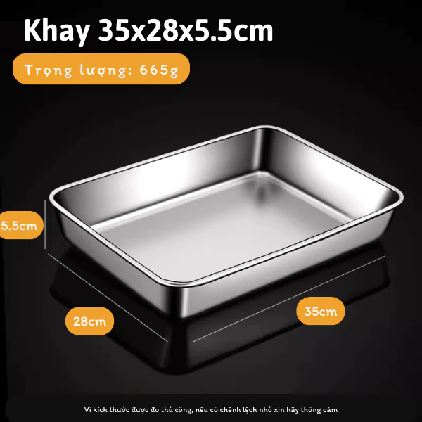 ゴリラシェフ 極厚1.2mm ステンレス製フードトレイ 35x28x6.5cm (通常比20%大容量) 業務・家庭用キッチンバット