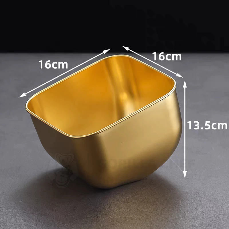 GORILLA CHEF ステンレス製 16cm 多機能食卓収納ボックス（調味料・野菜用）