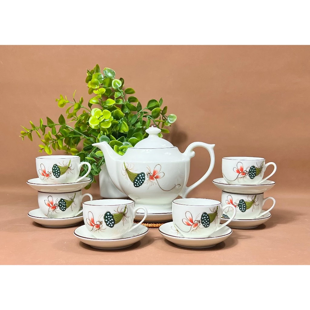 GoSu バッチャン焼 高級手描き茶器セット - 茶道の時間をもっと豊かに