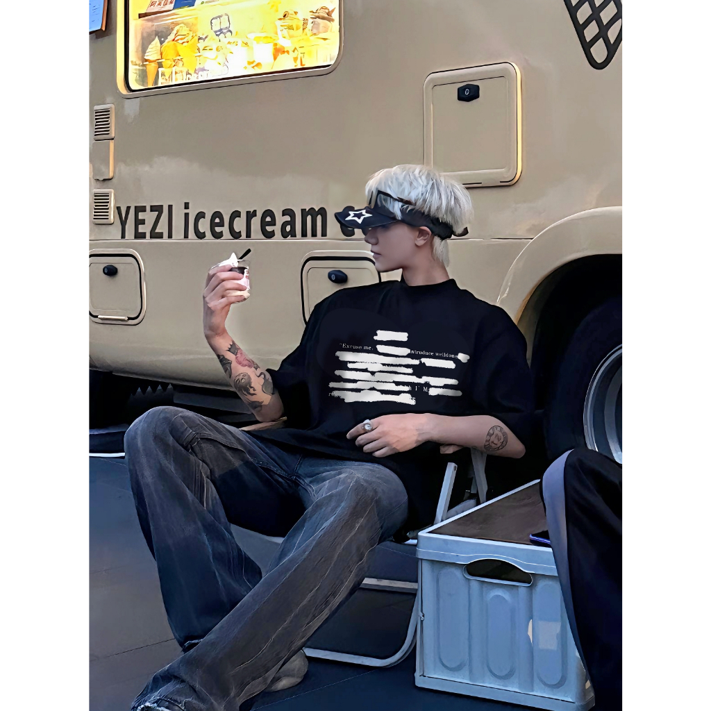 REDLABEL GRAFFITI Tシャツ ユニセックス オーバーサイズ M REDLABEL
