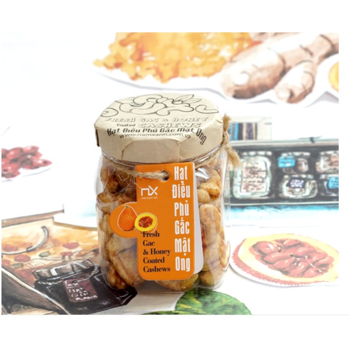 ガクの実とハチミツをまぶしたカシューナッツ 80g (100g) Nam Xanh