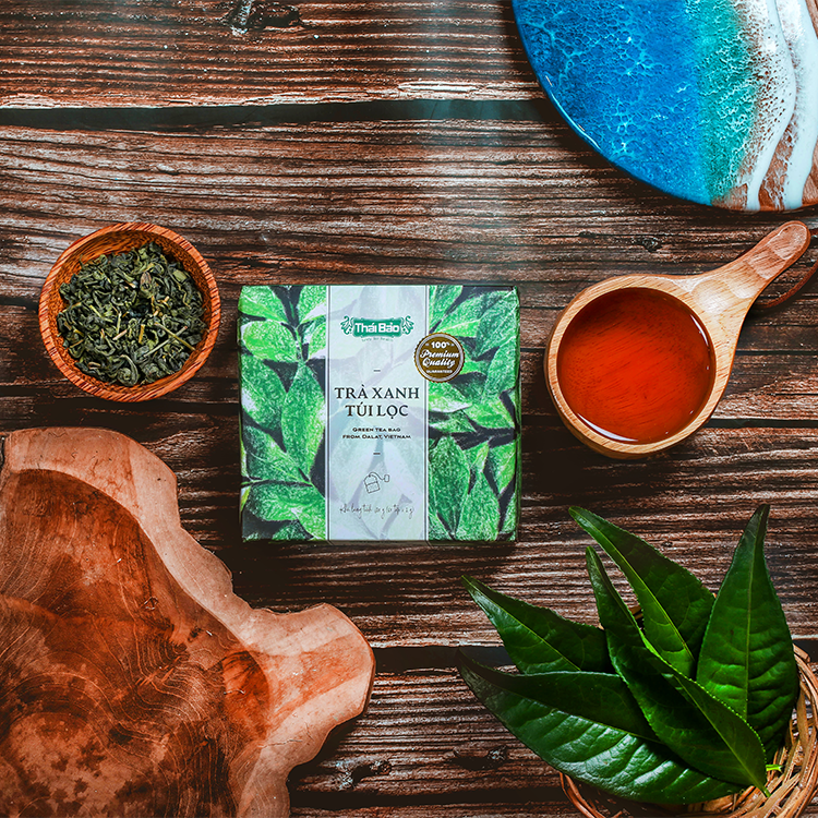緑茶 60g ティーバッグ Thai Bao