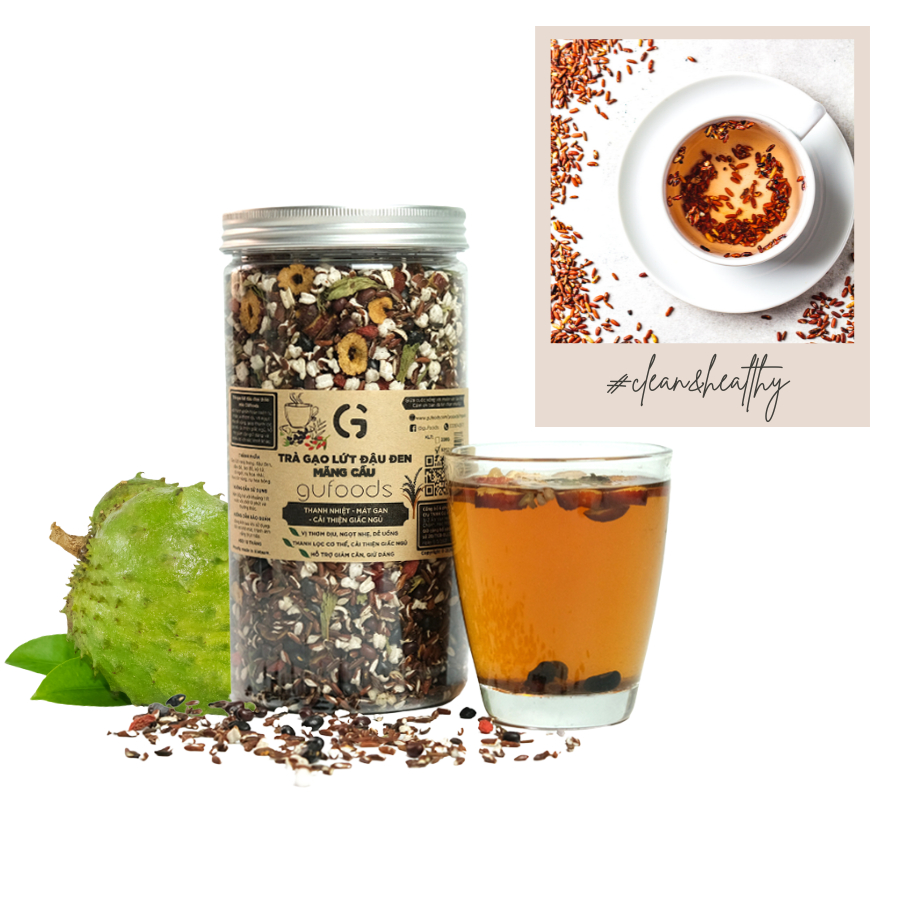 玄米黒豆茶 サワーソップ風味 200g/500g 茶葉 GUfoods