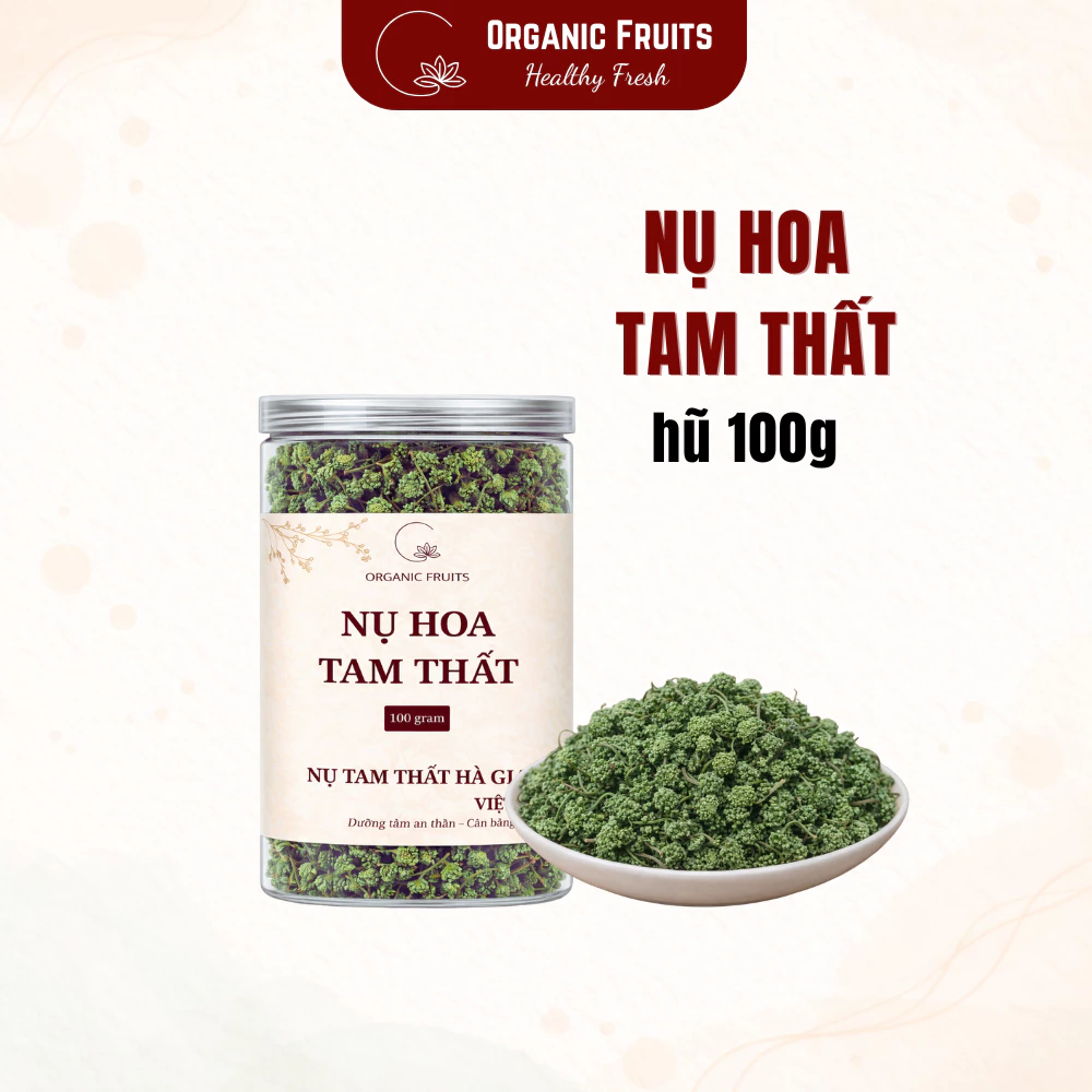 ハザン産 最高級 田七人参の蕾茶 100g 熟睡と健康をサポート