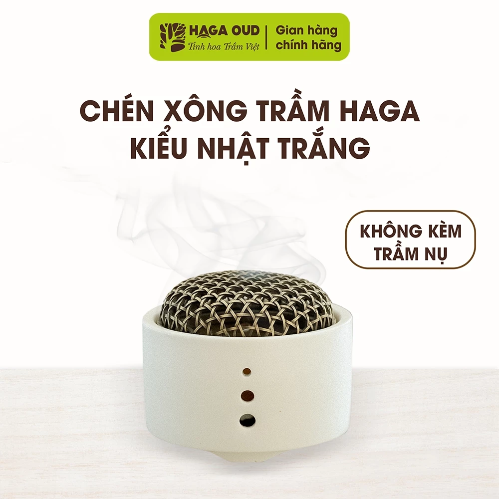 HAGA沈香炉 高級釉薬仕上げ マットブラック/グレイッシュホワイト 正式輸入品 – 洗練された香りの体験を