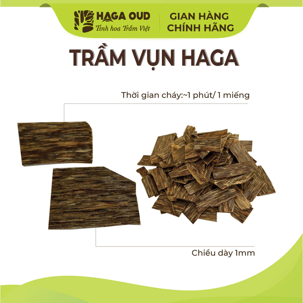 HAGA天然沈香チップス - 濃厚精油、原生の香りで空間を浄化 - お試し・通常パック