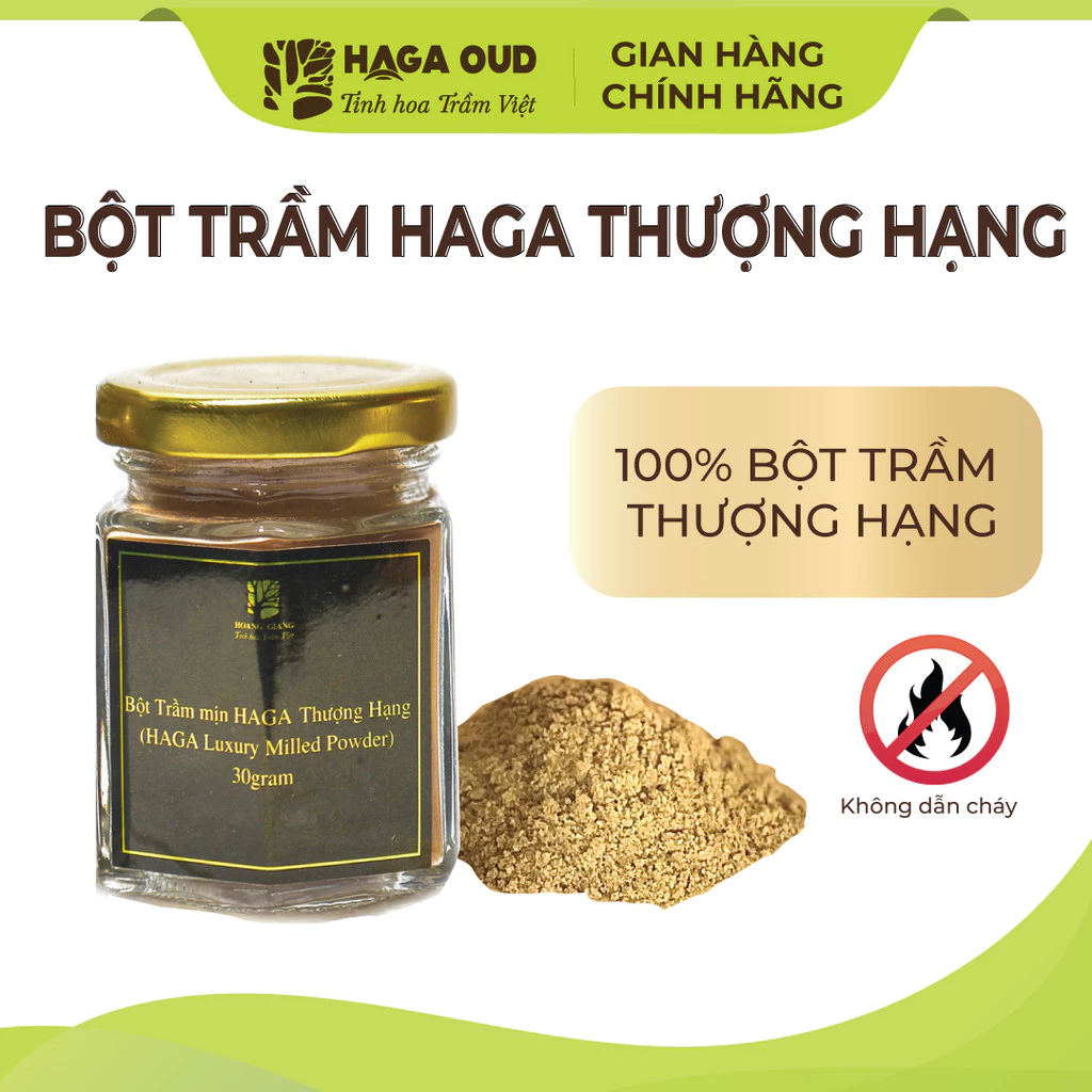 HAGA最高級沈香パウダー 究極の香り 家屋浄化で万事順調に – 30g/50g