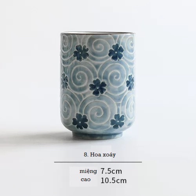 花風雅 雅彩 Cốcス 日本風花柄 高級磁器 300ml HANAHA